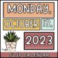 Shows the flip calendar cards in a modern neutral color scheme. Includes the date, month, and year. Perfect for hanging on a rod