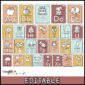 Shows all 26 letters of the alphabet with pictures for each one
