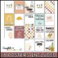 Shows multiple snipped posters on a single page to show all the posters included in this product