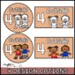 Shows black and white as well as color clipart options
