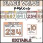 Shows the set of neutral place value posters