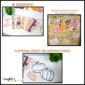 Shows images of bulletin board borders, as well as the clipart pumpkins