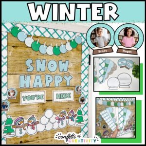 Winter Classroom Door Decor