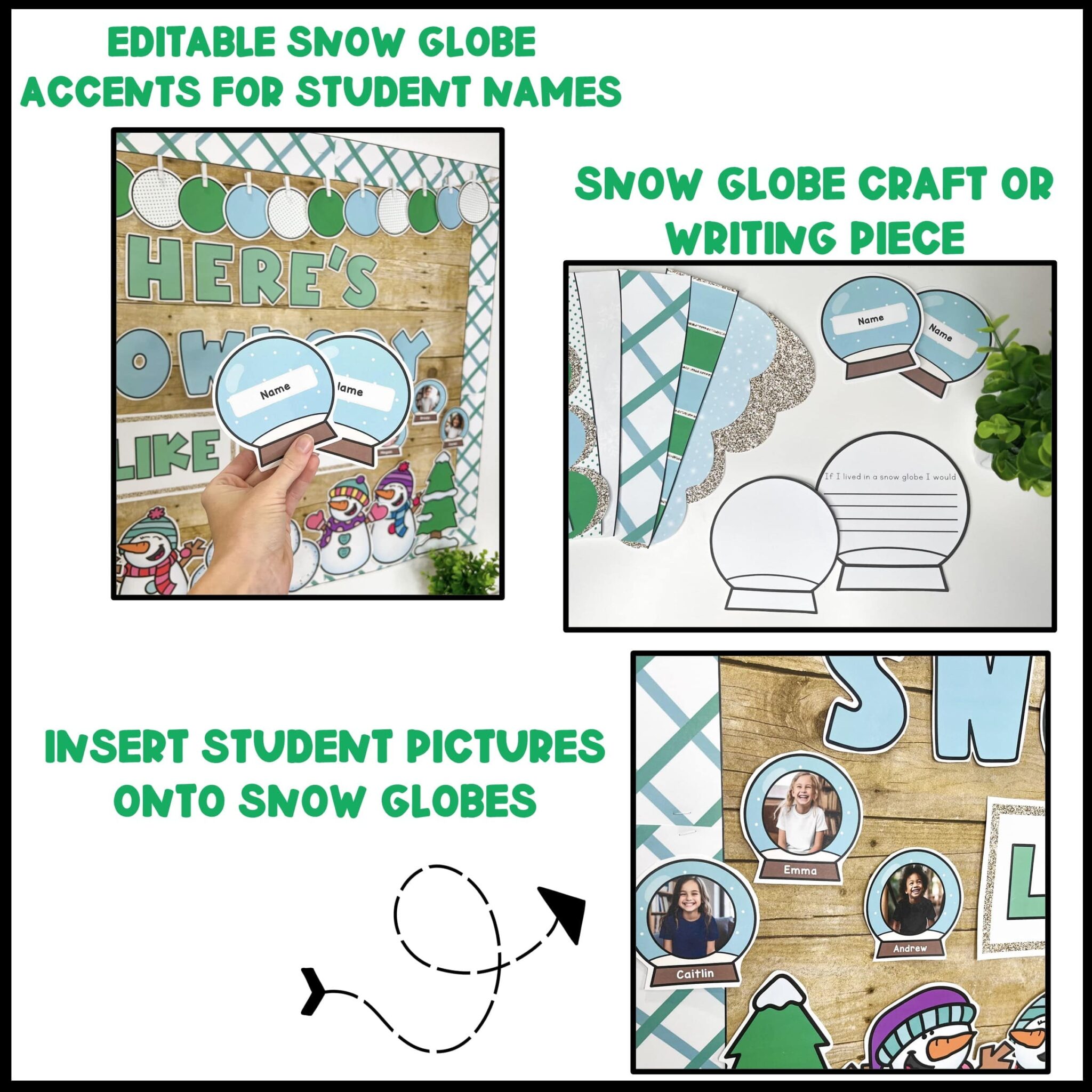 Winter Bulletin Board | Confetti & Creativity