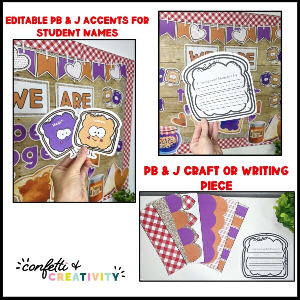 Valentine's Day Bulletin Board - Close Ups of Clipart Shows close ups of the writing activity, bulletin board borders, and so much more