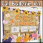 Shows the Fall bulletin board in the Holiday Bulletin Board Bundle