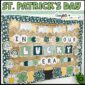 Shows the St. Patrick's Day bulletin board in the Holiday Bulletin Board Bundle