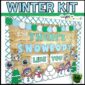 Shows the Winter bulletin board in the Holiday Bulletin Board Bundle