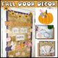 Shows the Fall Door Decor - "Welcome to Our Patch"
