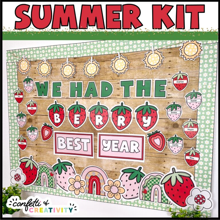 Summer Bulletin Board – “Berry Best Year”