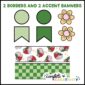 Shows summer clipart and printable bulletin board borders