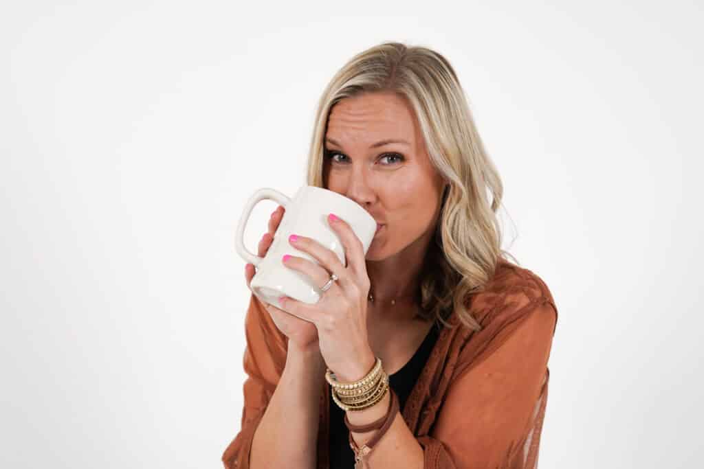 Megan Drinking Coffee