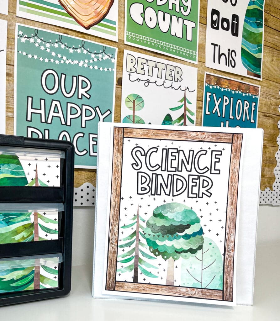 Nature Classroom Decor - Binders