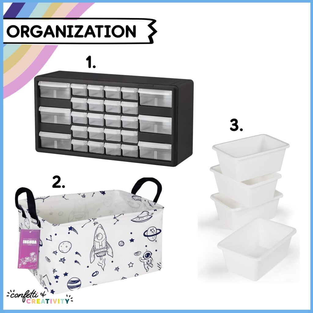 Organization for a Space Classroom Theme