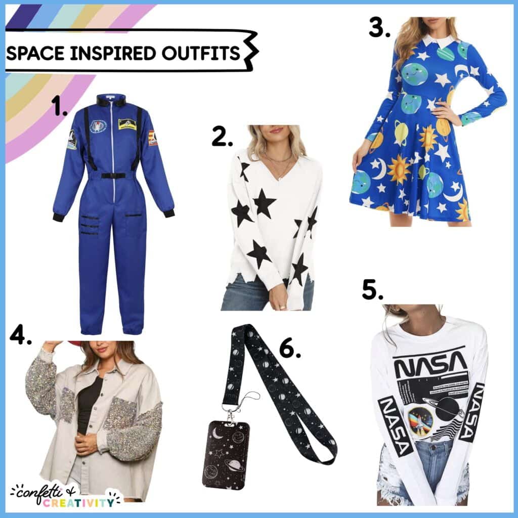 More of my favorite space classroom theme outfits