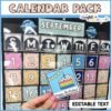 Space Calendar Pack