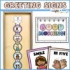 Space Greeting Signs