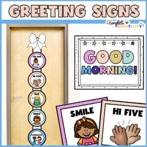 Space Greeting Signs