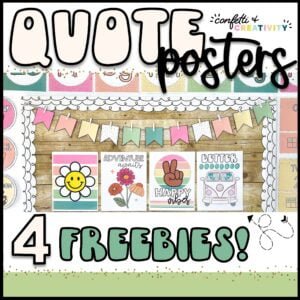 Retro Classroom Posters Freebie