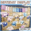 Space Birthday Display