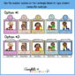 Shows 2 different display options to give students jobs. Includes a numbering system as well as student name system