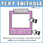 Shows the frame the classroom jobs go into with the text "Editable" at the top of the image