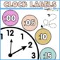 Shows 3 clock labels around a clock