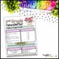 Shows an alternative design for the classroom newsletters. Includes floral clipart in the top right of the newsletter as well as places for text