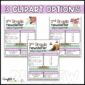 Shows 3 different designs for newsletters