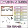 Farmhouse Floral Days in School Poster