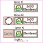 Shows 3 different ways to display the schedule cards included clocks, analog times, and clipart