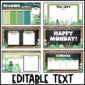 Shows 6 different examples of teaching slides that work with either Google or Powerpoint slides