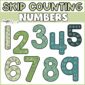 Shows skip counting numbers from 1 to 9 with multiples on them