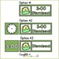 Shows 3 different options for how to set up the visual schedule with clocks and other thigns