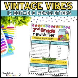 Bright Vintage Newsletter Templates