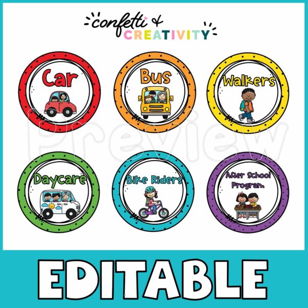 Vintage How We Get Home 3 Shows all the how we get home cards in rainbow colors