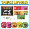 Bright Vintage Voice Levels Display