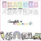 Shows that the clipart comes in color and black and white options