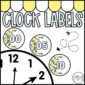 Shows examples of what the clock labels look like on a stock photo clock