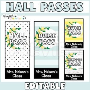 Lemon Hall Passes