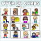 Shows 12 cards with the text "over 30 cards" at the top of the image