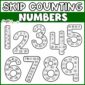 Shows numbers 1 to 9 with multiples on them