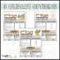Shows all three clipart examples for the newsletters
