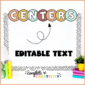 Shows a stock photo with the header "Centers" as an example of what the headers can look like