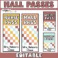 Shows multiple versions of hall passes