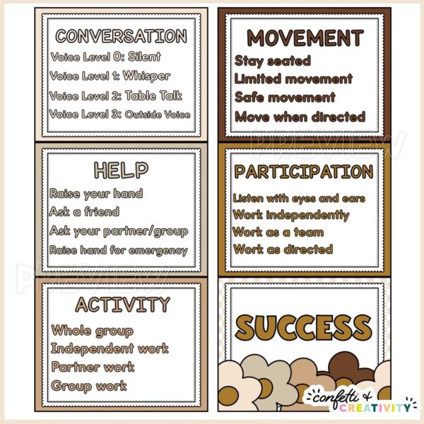 Neutral Champs Posters - Different Color Options Shows the different colors of the posters