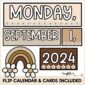 Shows Display cards for the flip calendar