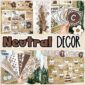 Shows Multiple images of the neutral classroom theme and everything taht comes in the decor bundle with the text "Neutral Decor" in the middle of the image.