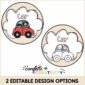 Shows options with color and black and white clipart