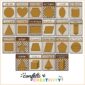 Shows multiple 2D and 3D Shape posters included in the product